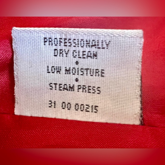 Red Pendleton Tartan Christmas Blazer with gold buttons - Picture 7 of 9